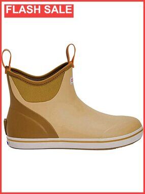 XTRATUF Men's Ankle Deck Boot Waterproof Slip Resistant Rubber Work Boot